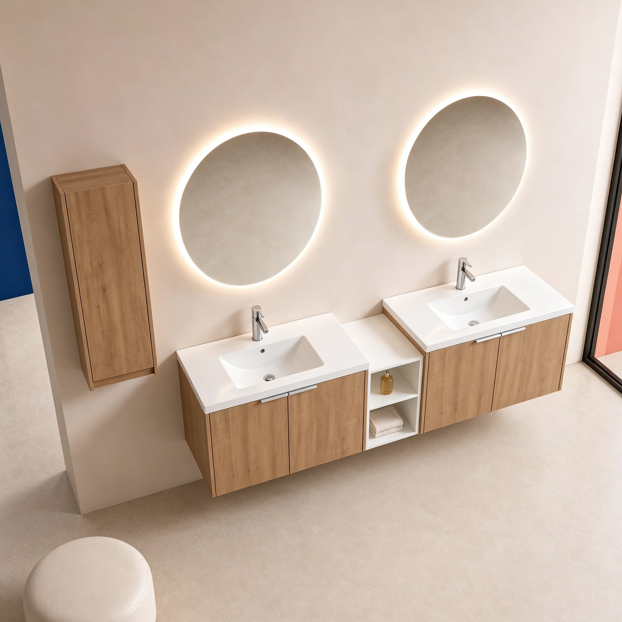 Unitas 60"/72"/84" Floating Vanity Set (RTA)