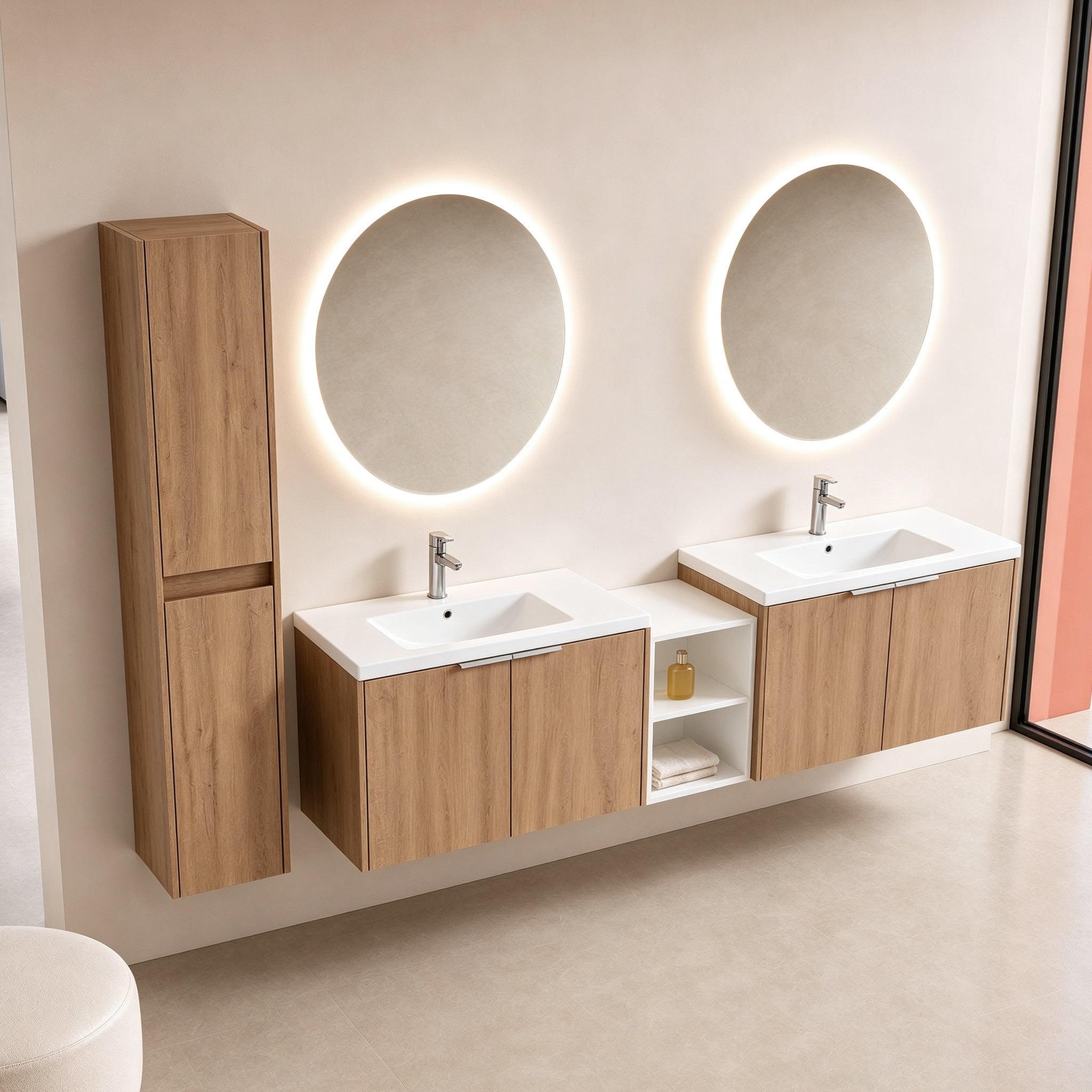 Unitas 60"/72"/84" Floating Vanity Set (RTA)