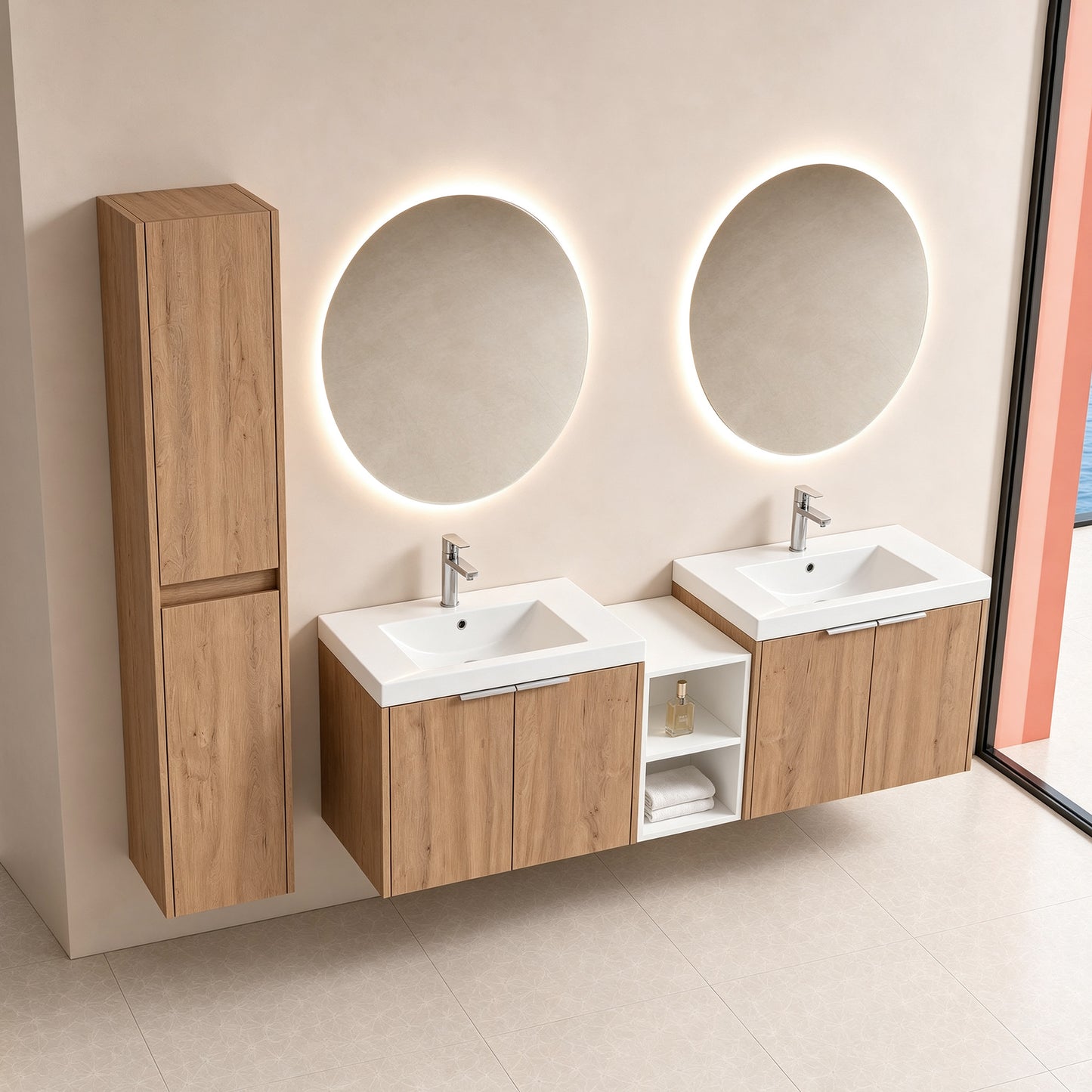 Unitas 60"/72"/84" Floating Vanity Set (RTA)