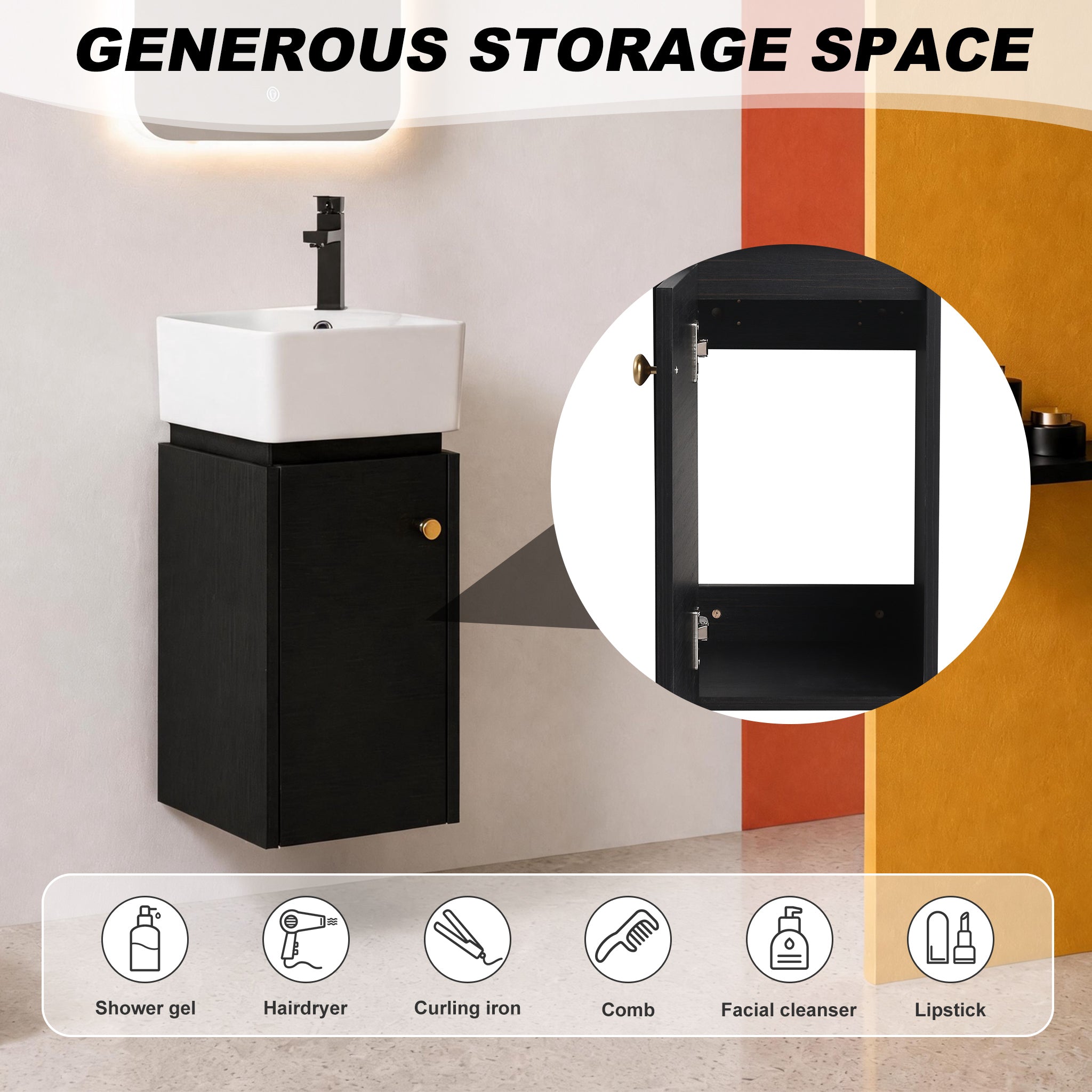 Microspace 12" Corner Vanity