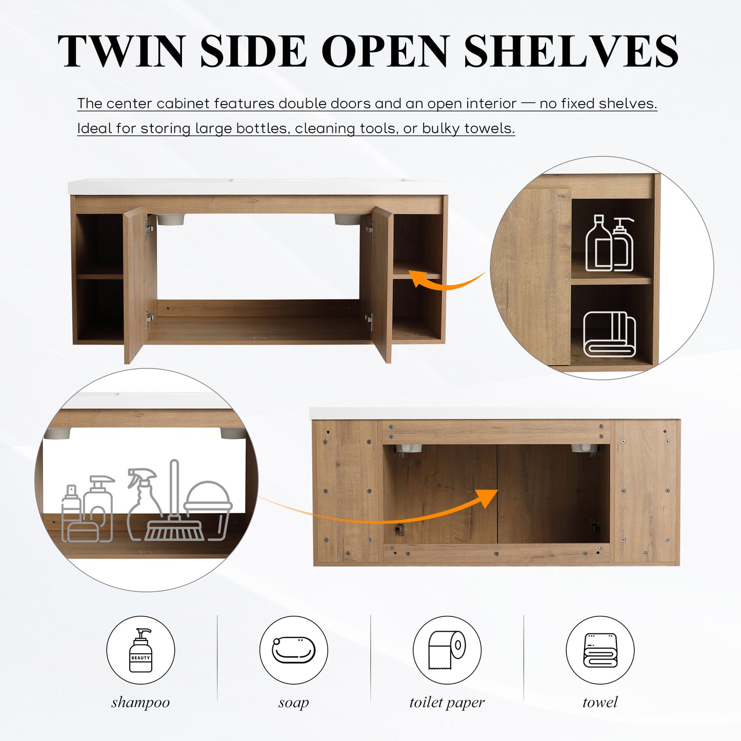 Dualspace 48" Floating Vanity (RTA)