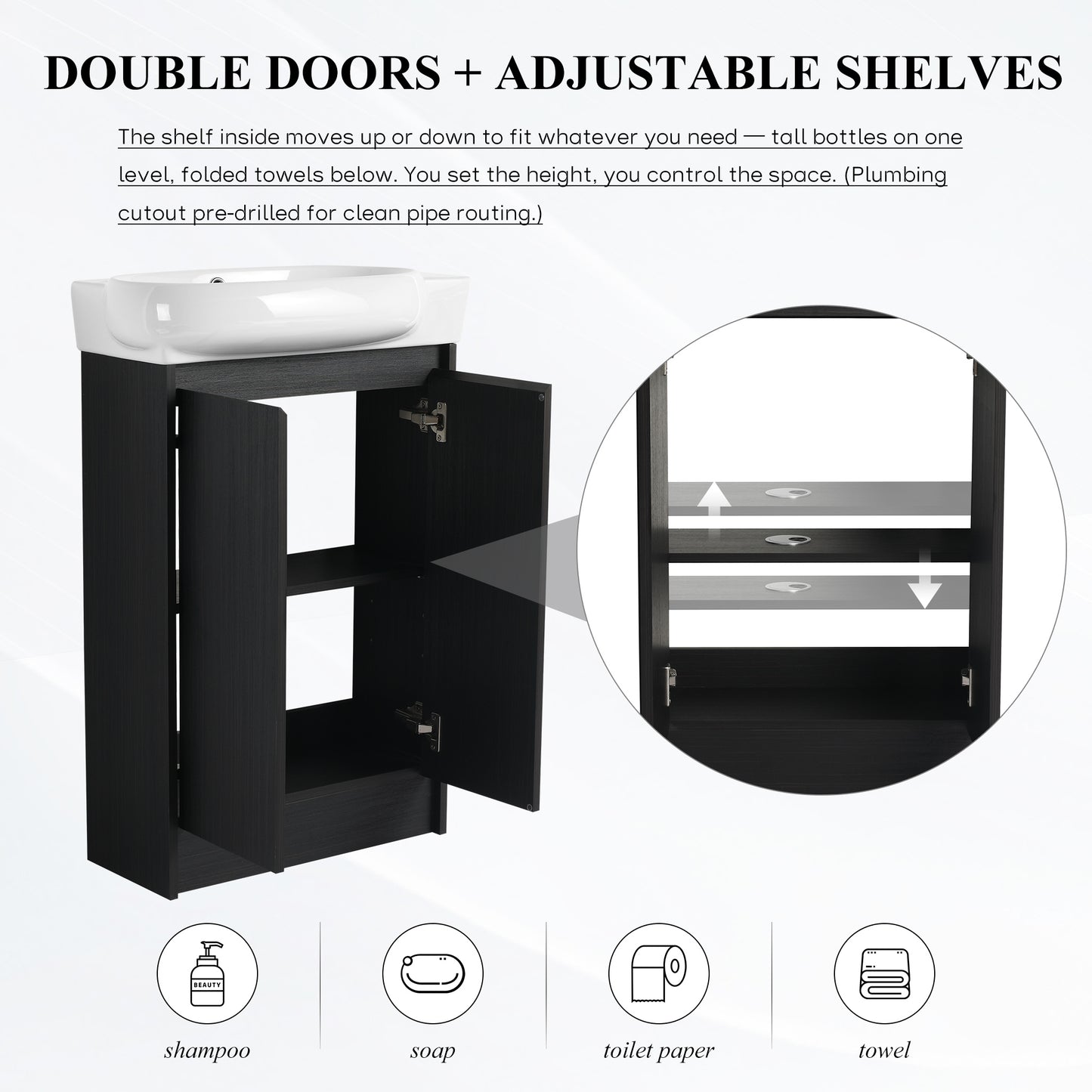 Bend 23" Freestanding Vanity (Assembled)