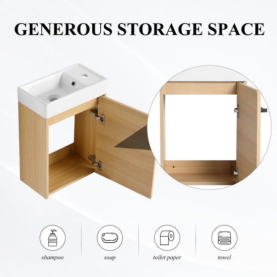Link 16" Floating Vanity (Assembled)