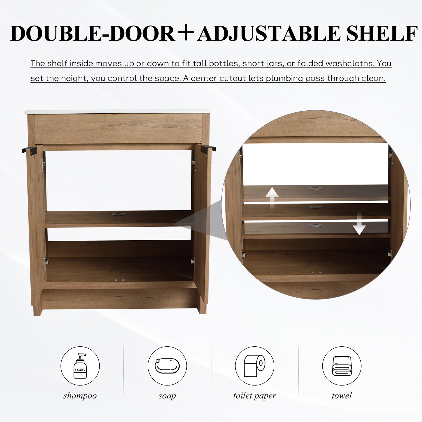 Mason 24"/30"/36" Freestanding Vanity (RTA)