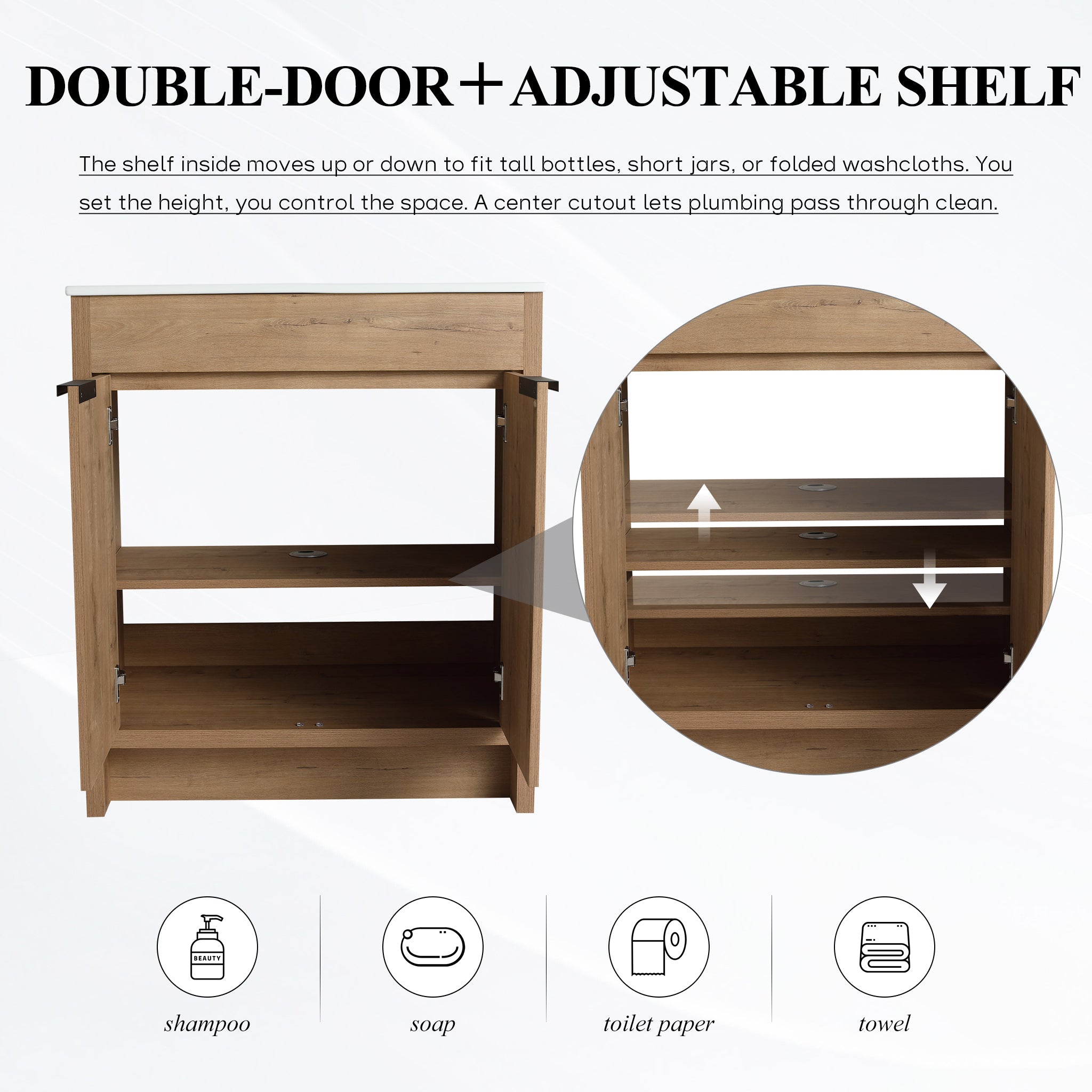 Mason 24"/30"/36" Freestanding Vanity (RTA)
