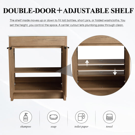 Mason 24"/30"/36" Freestanding Vanity (RTA)