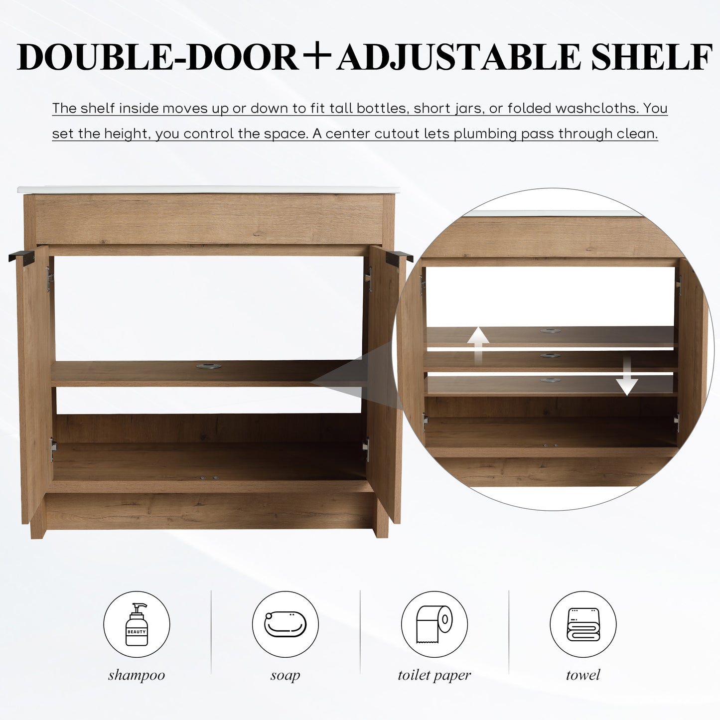 Mason 24"/30"/36" Freestanding Vanity (RTA)