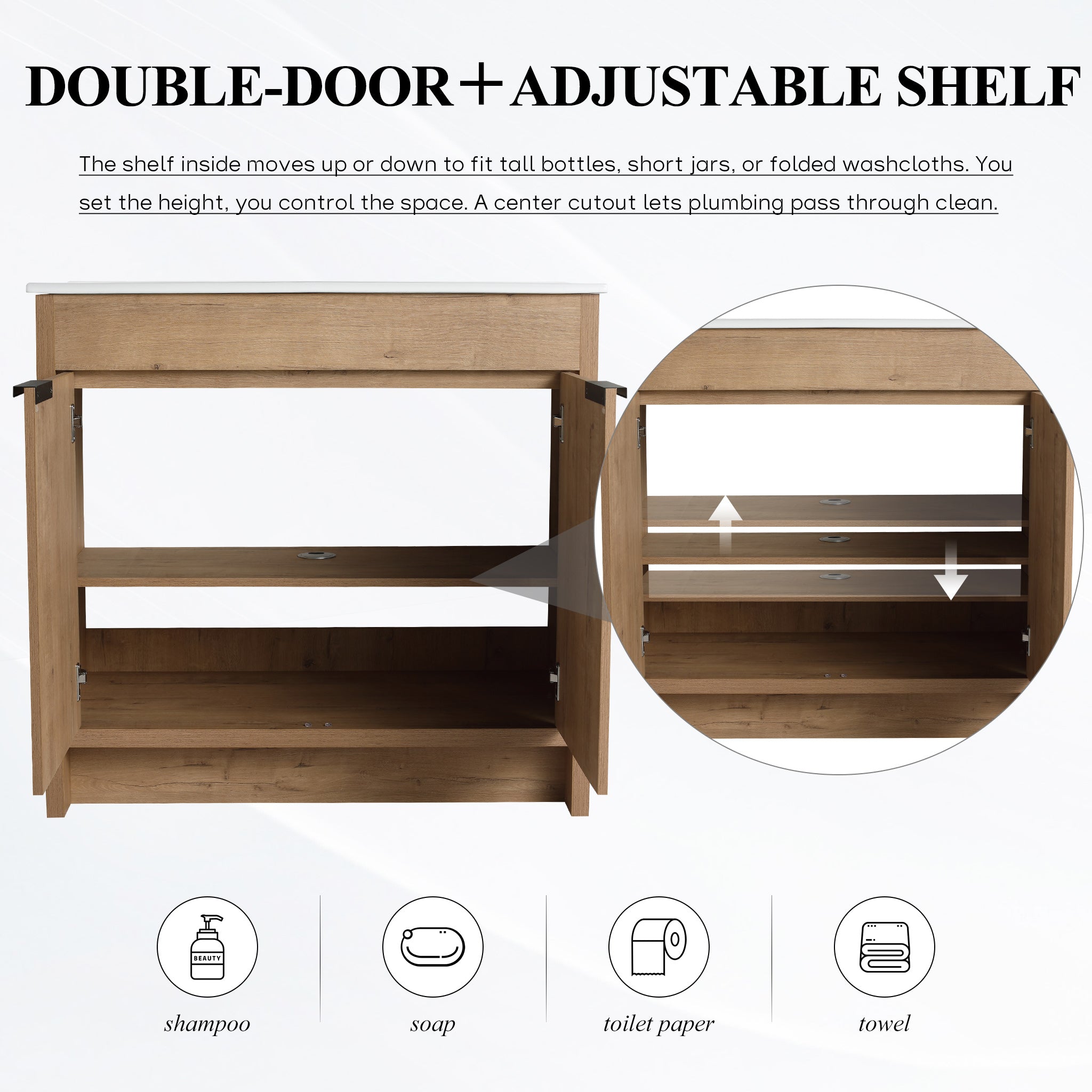 Mason 24"/30"/36" Freestanding Vanity (RTA)