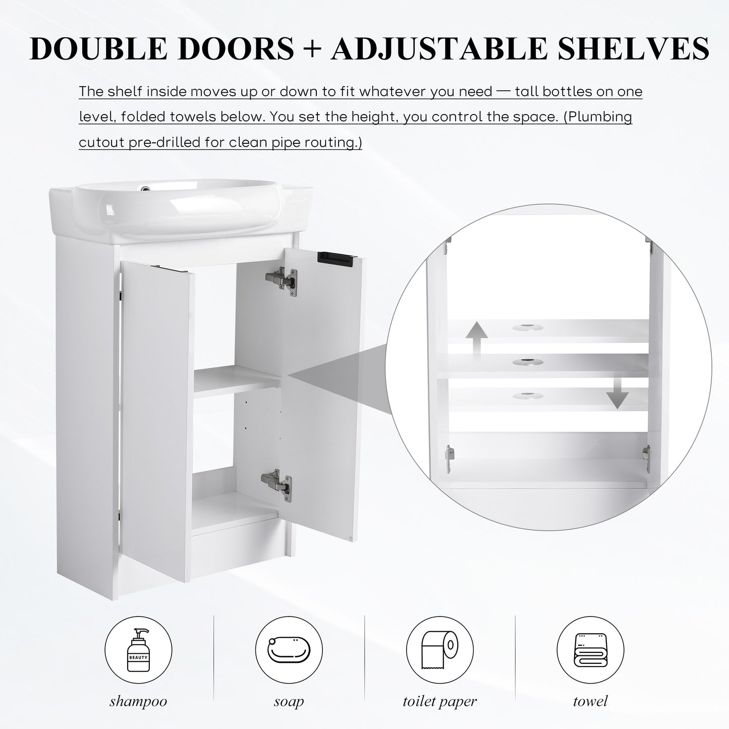 Bend 23" Freestanding Vanity (Assembled)
