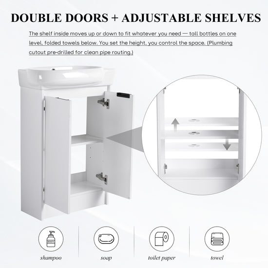Bend 23" Freestanding Vanity (Assembled)