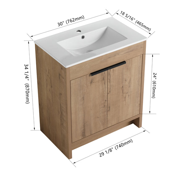 Mason 24"/30"/36" Freestanding Vanity (RTA)