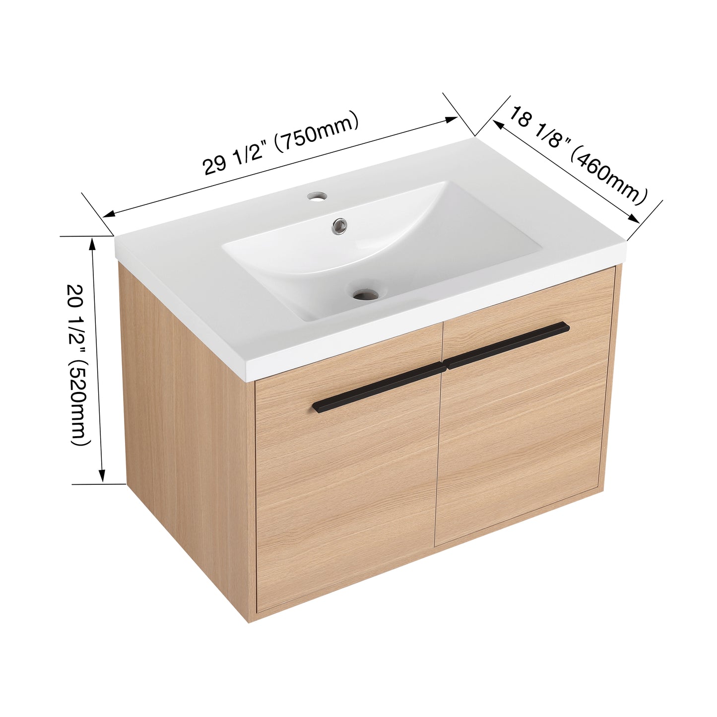 Haven 24"/30"/36" Floating Vanity (RTA)