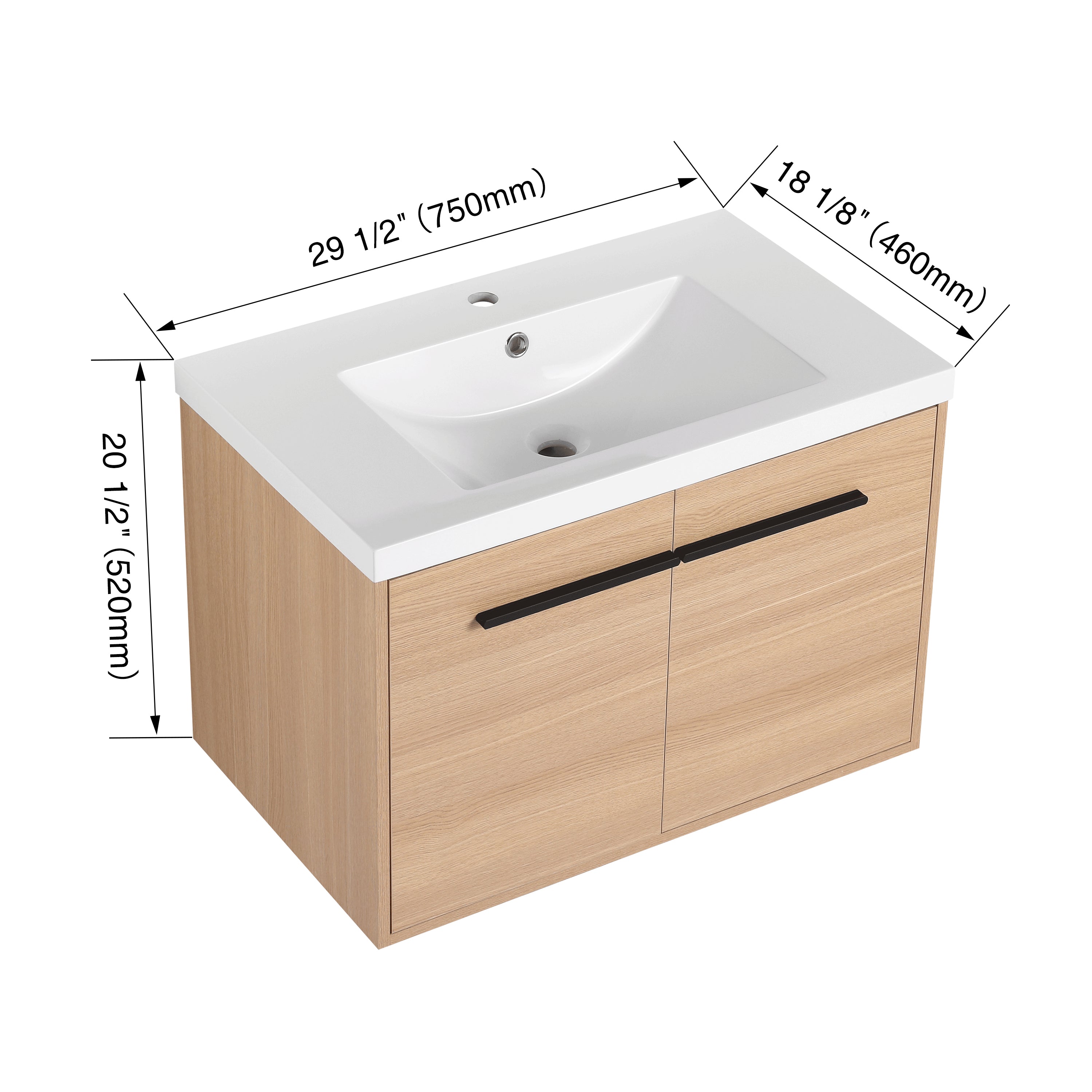 Haven 24"/30"/36" Floating Vanity (RTA)
