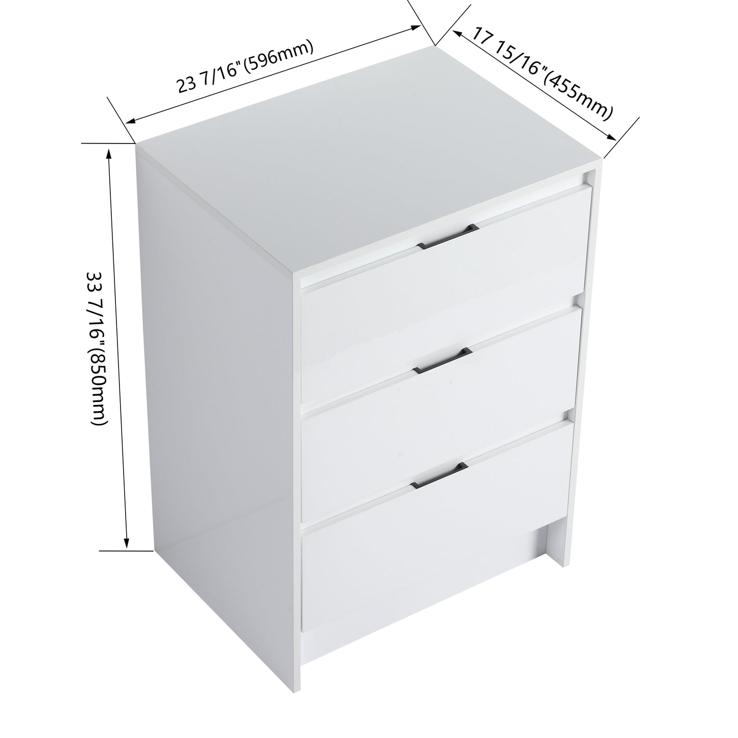 Cube 24" Freestanding Bathroom Storage Cabinet (RTA)