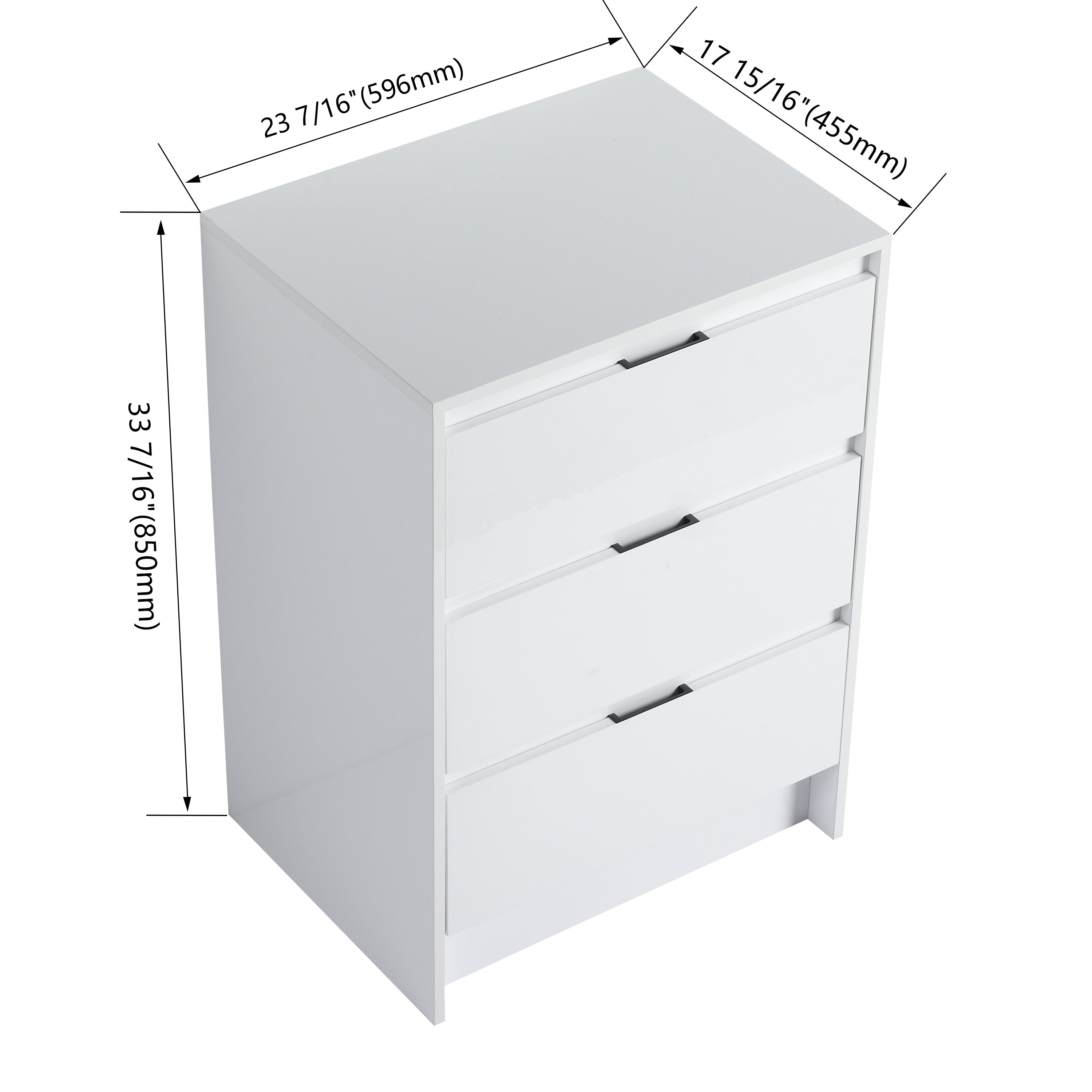 Cube 24" Freestanding Bathroom Storage Cabinet (RTA)