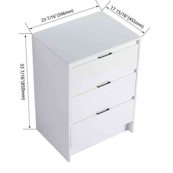 Cube 24" Freestanding Bathroom Storage Cabinet (RTA)