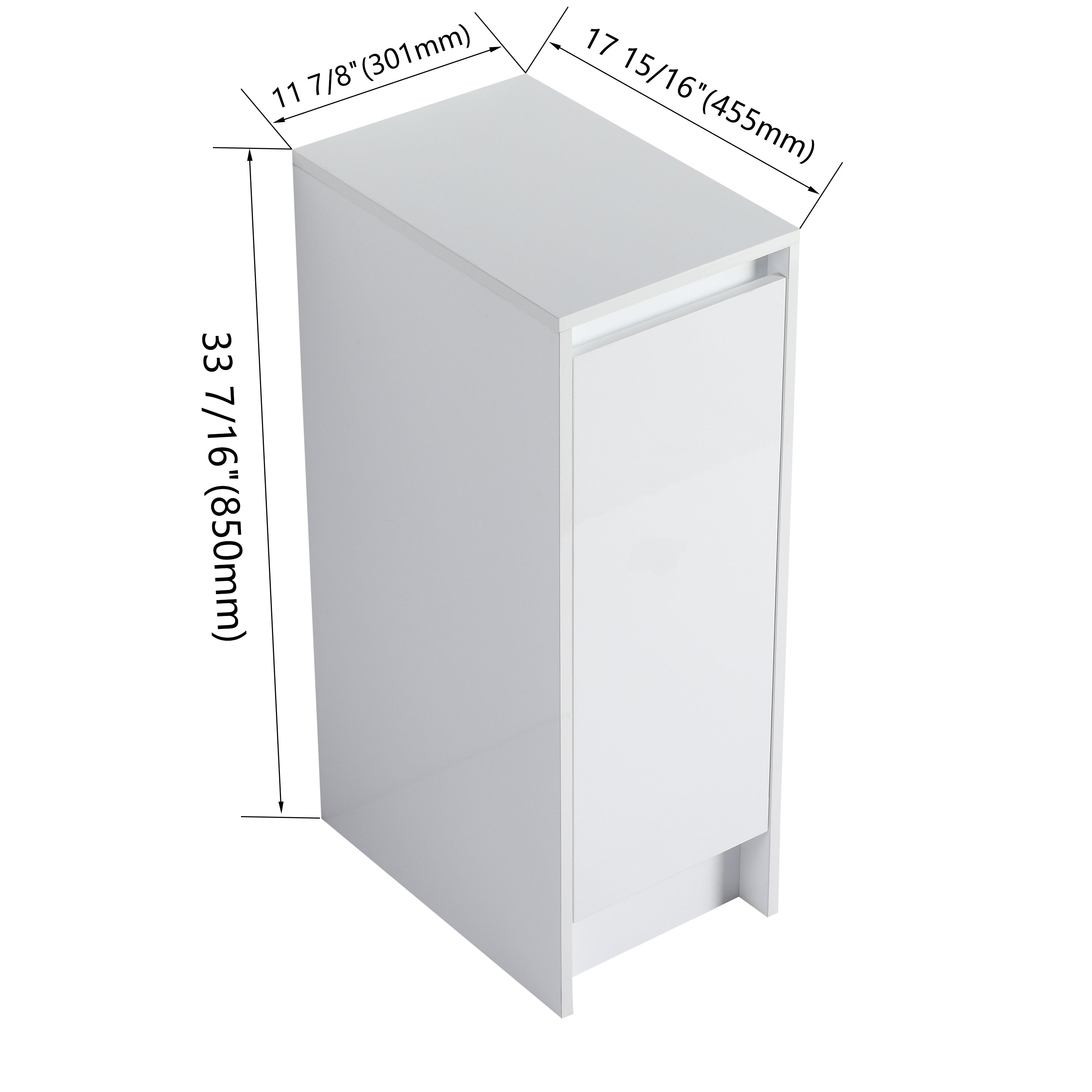 Cube 12" Bathroom Storage Cabinet (RTA)