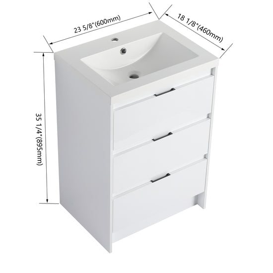 Cube 24" Freestanding Vanity (RTA)