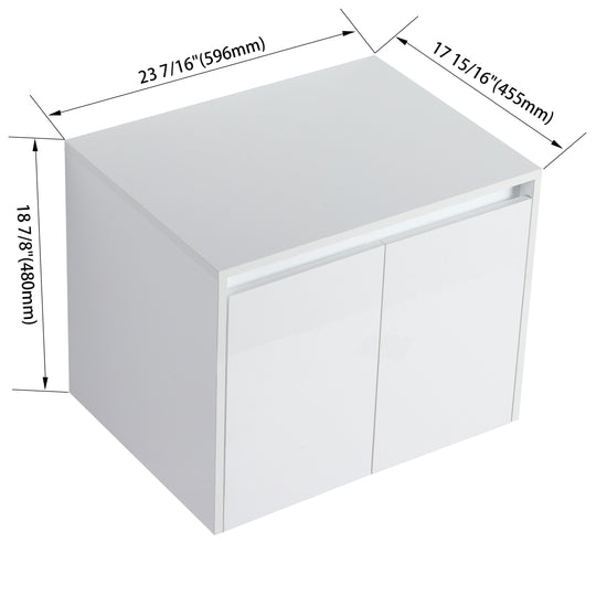Cube 24" Bathroom Wall Cabinet (RTA)