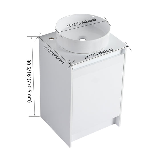 Cube 20"/32" Freestanding Vanity (RTA)