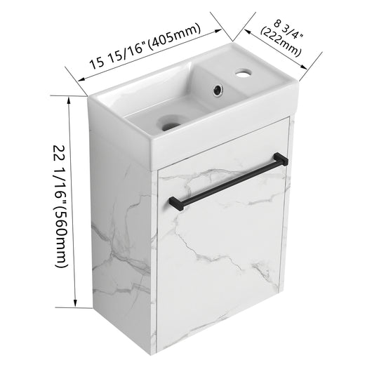 Link 16" Floating Vanity (Assembled)