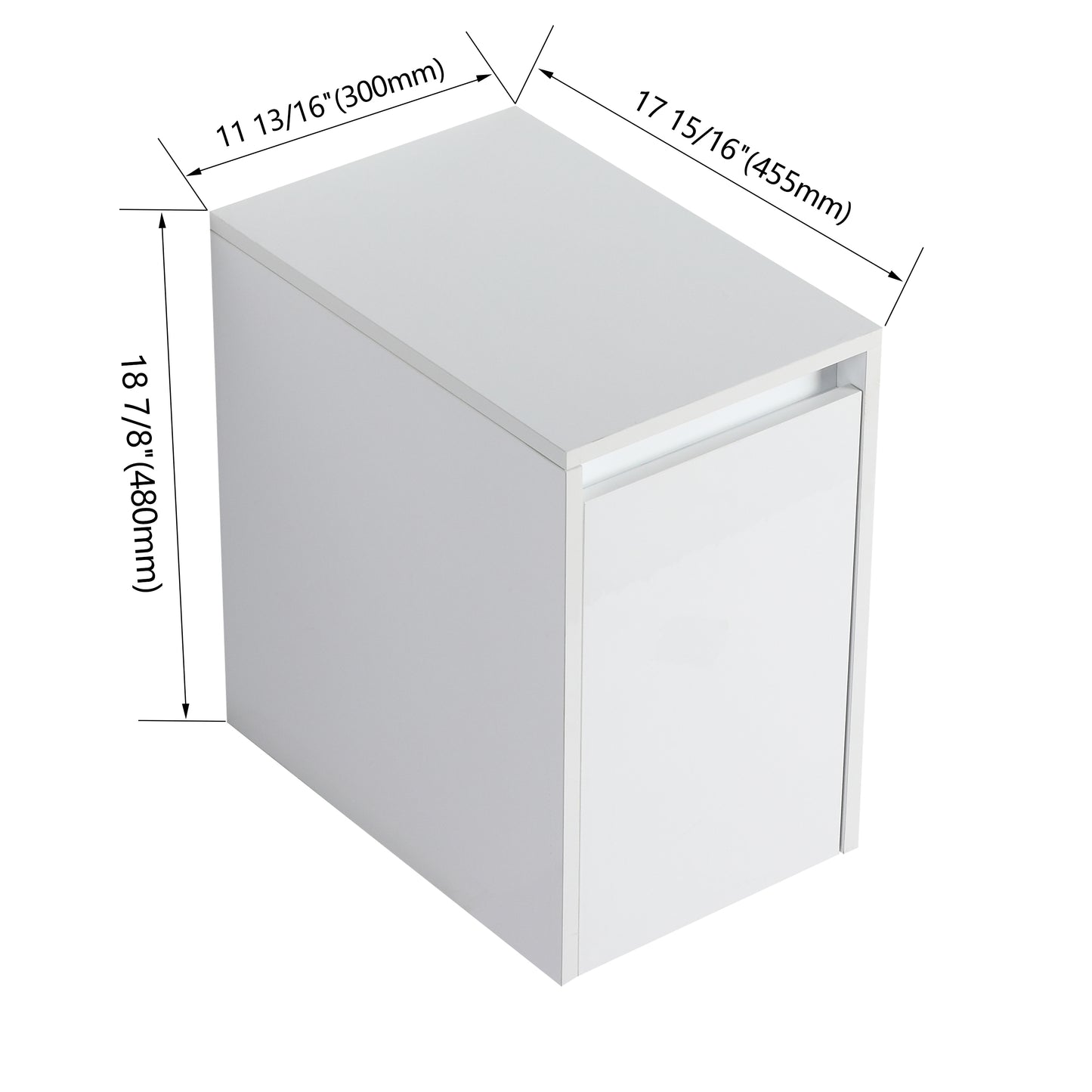 Cube 12" Bathroom Wall Cabinet (RTA)