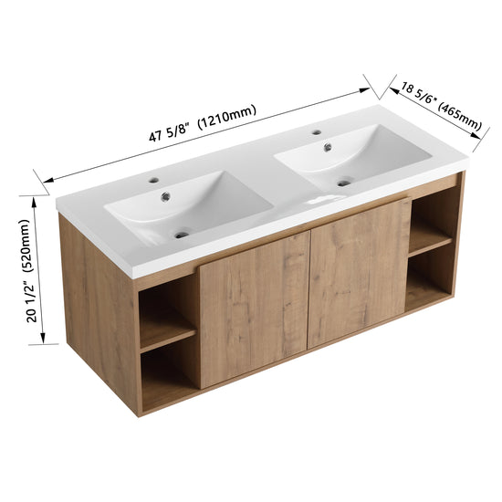 Dualspace 48" Floating Vanity (RTA)