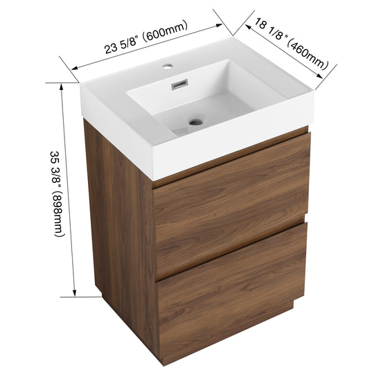 SLAB 24"/30" Freestanding Vanity (RTA)