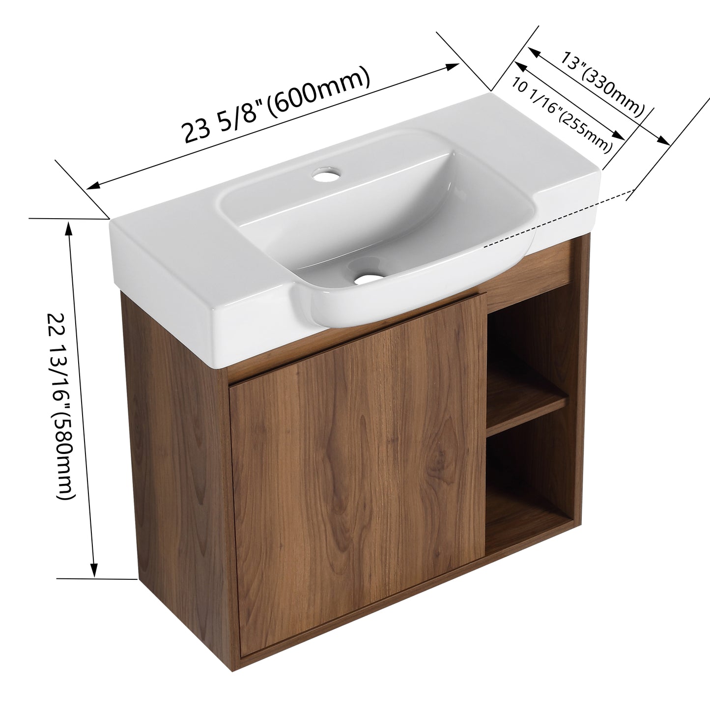 Slimbay 24" Floating Vanity (RTA)