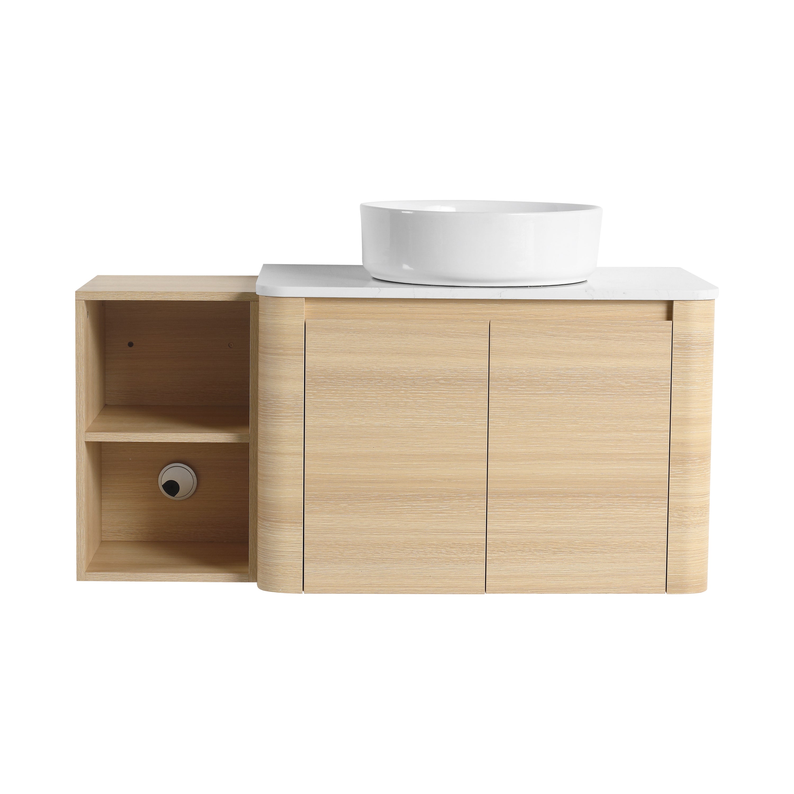 Curvo 30"/42"/54"/72" Floating Vanity (RTA)