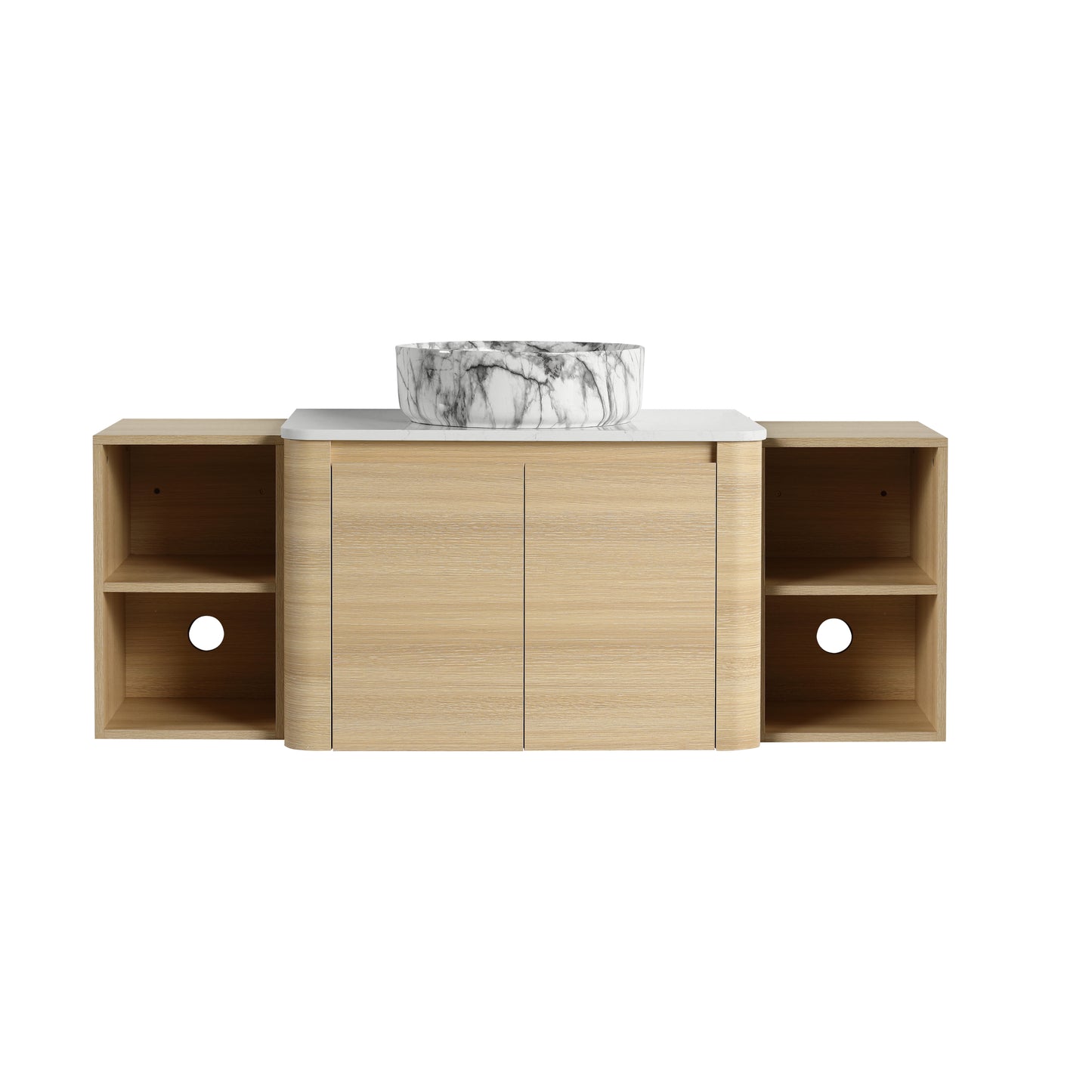 Curvo 30"/42"/54"/72" Floating Vanity (RTA)
