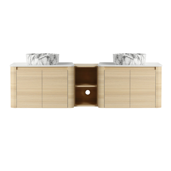 Curvo 30"/42"/54"/72" Floating Vanity (RTA)