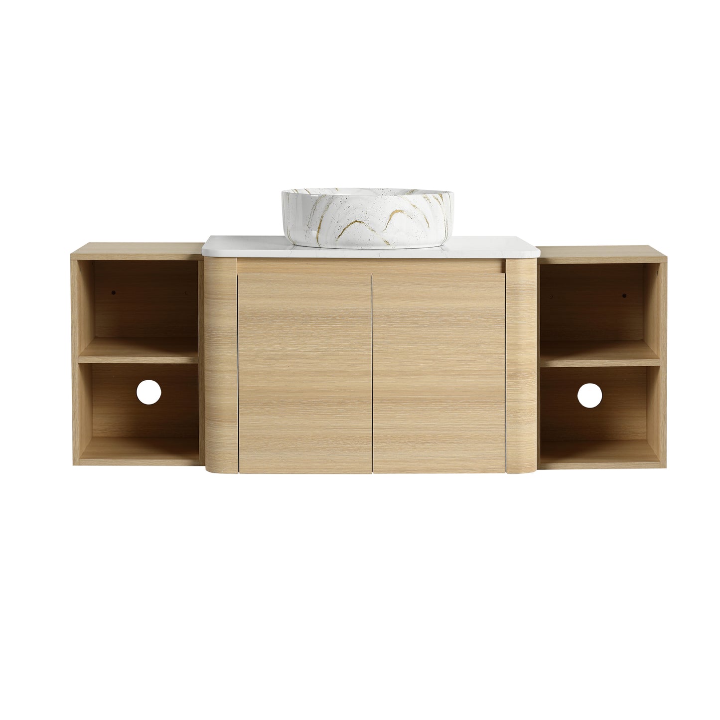 Curvo 30"/42"/54"/72" Floating Vanity (RTA)