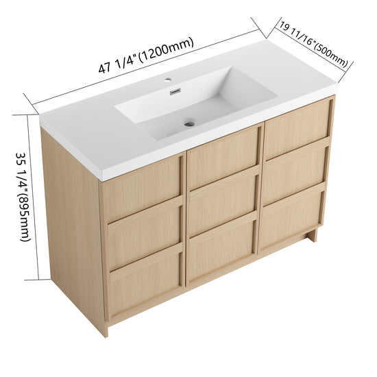 Liner II 36"/42"/48" Freestanding Vanity (RTA)