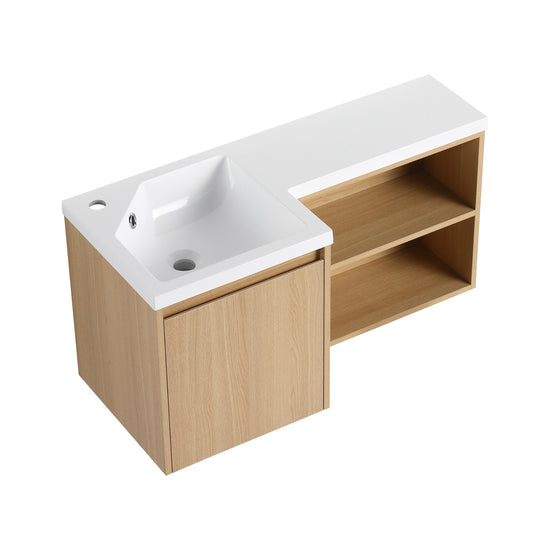 Nook 36" Corner Floating Vanity (RTA)
