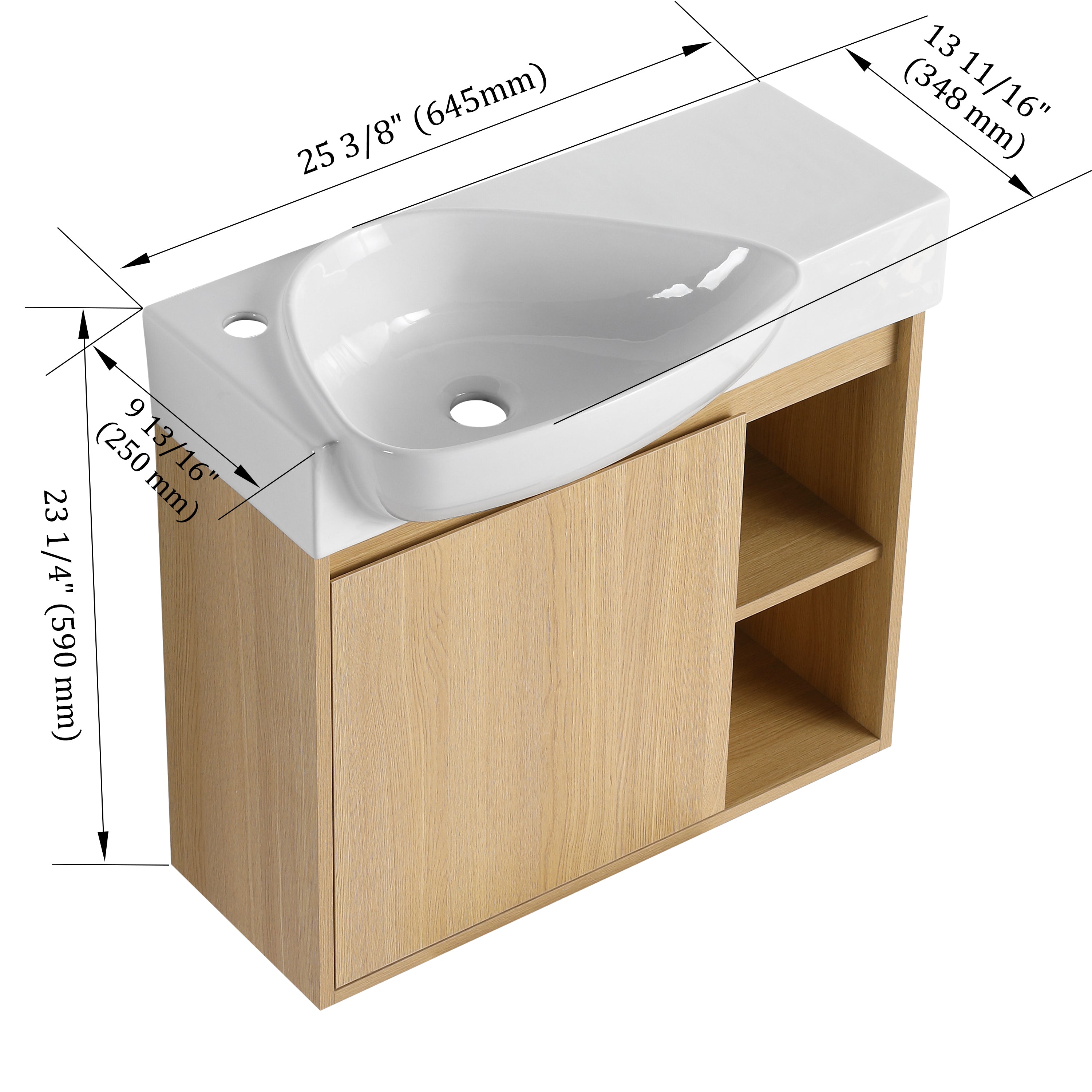 Slimbay 24"/26"/28" Floating Vanity (RTA)