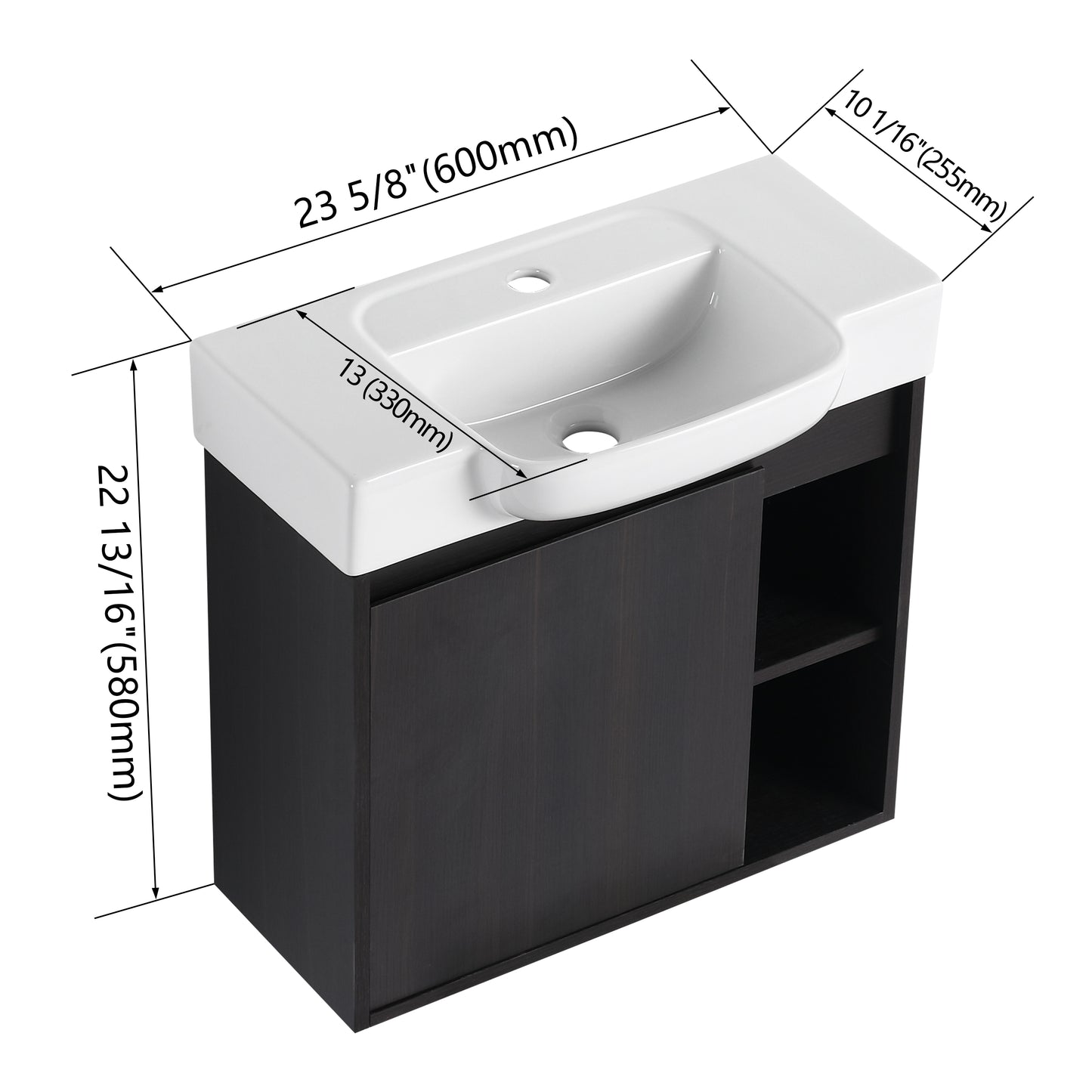Slimbay 24" Floating Vanity (RTA)