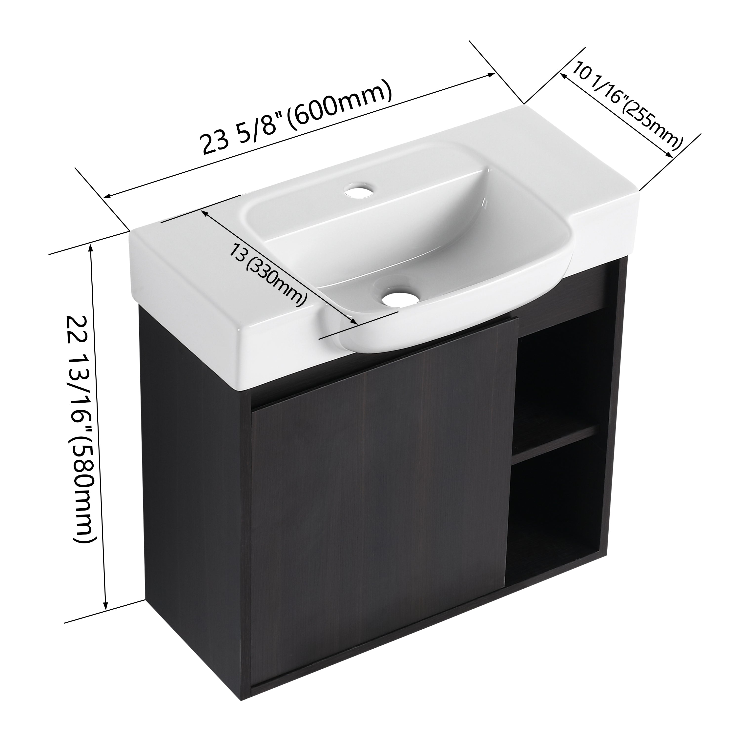 Slimbay 24" Floating Vanity (RTA)
