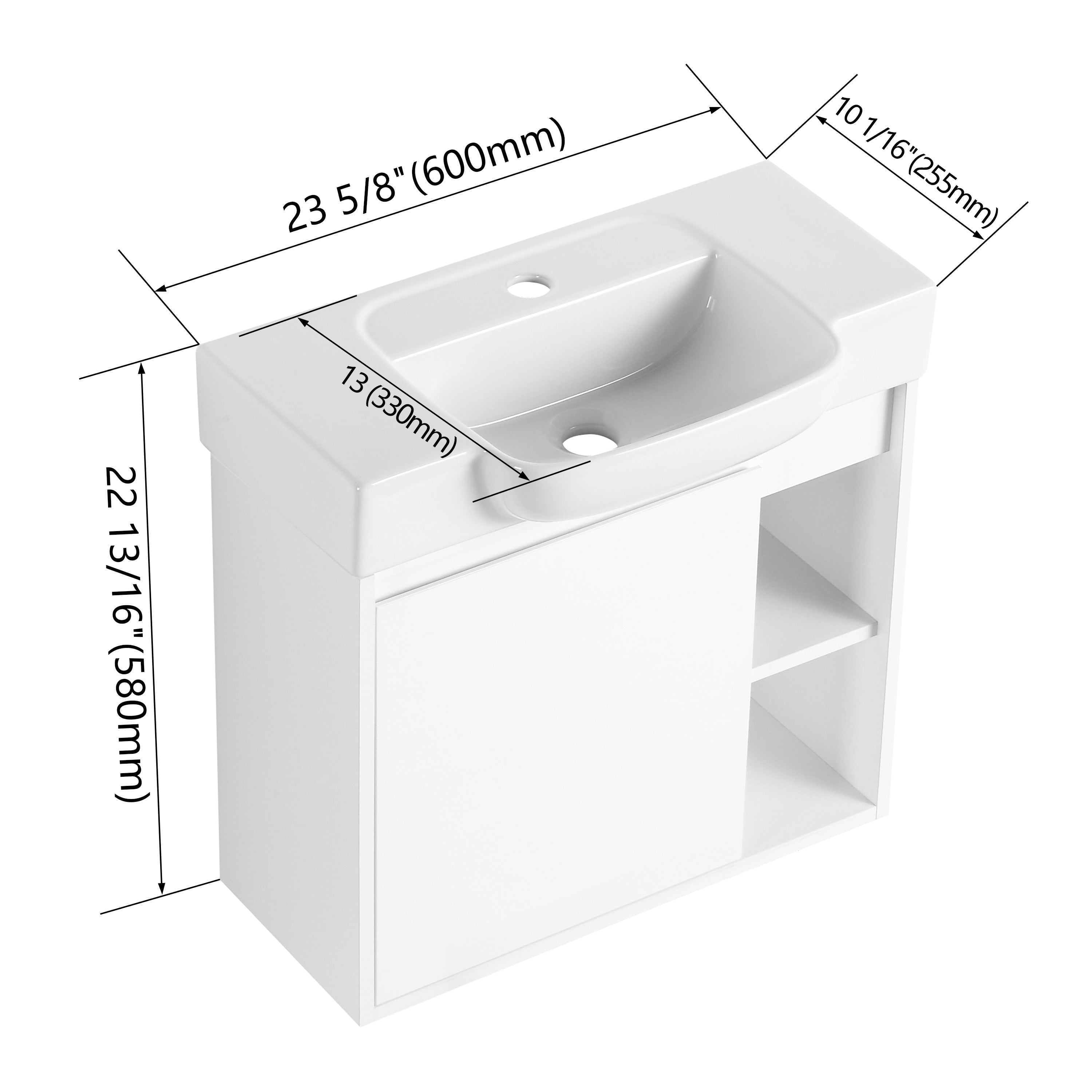 Slimbay 24" Floating Vanity (RTA)