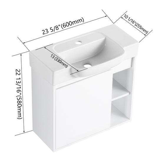 Slimbay 24" Floating Vanity (RTA)