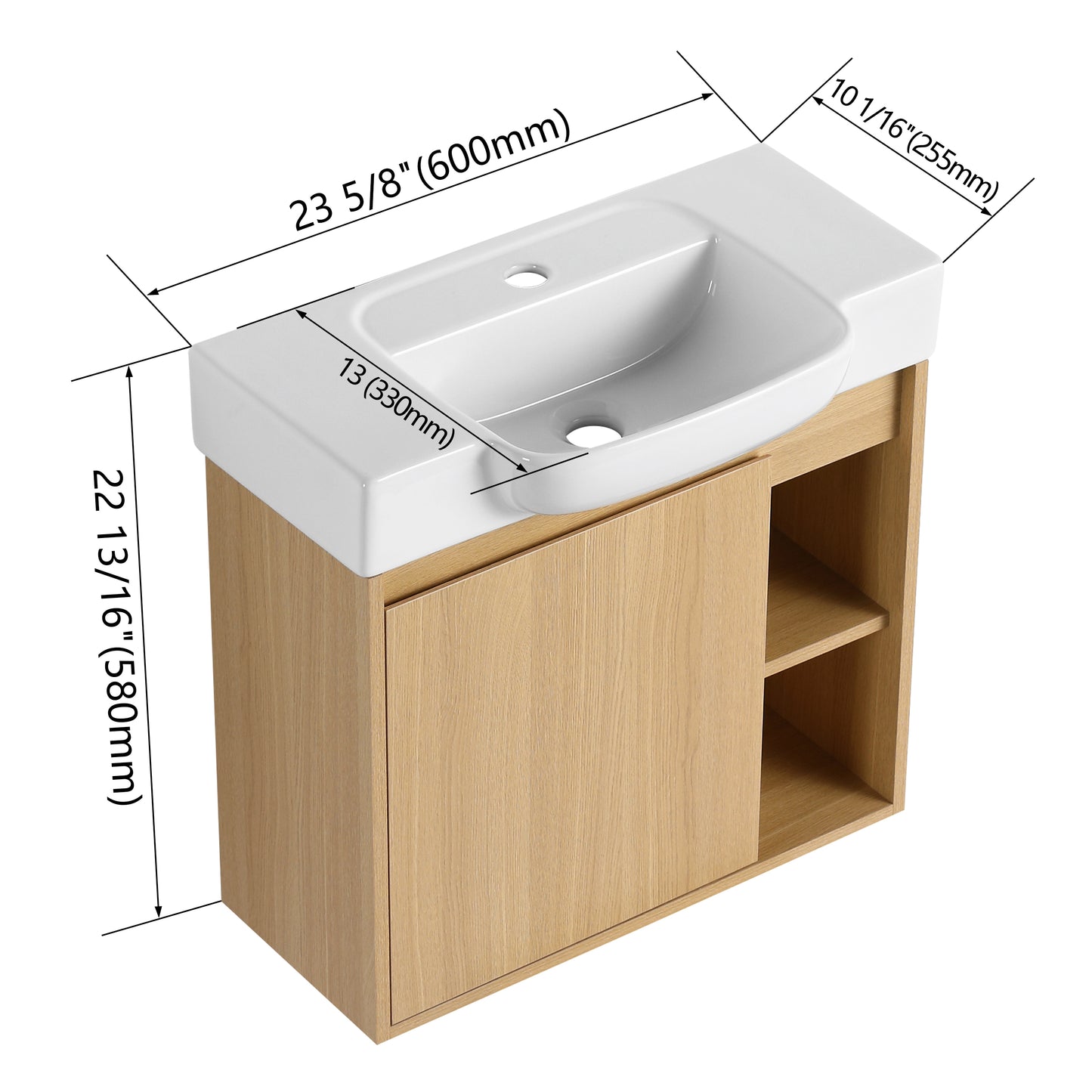 Slimbay 24" Floating Vanity (RTA)