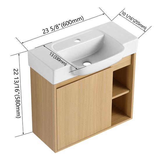 Slimbay 24" Floating Vanity (RTA)