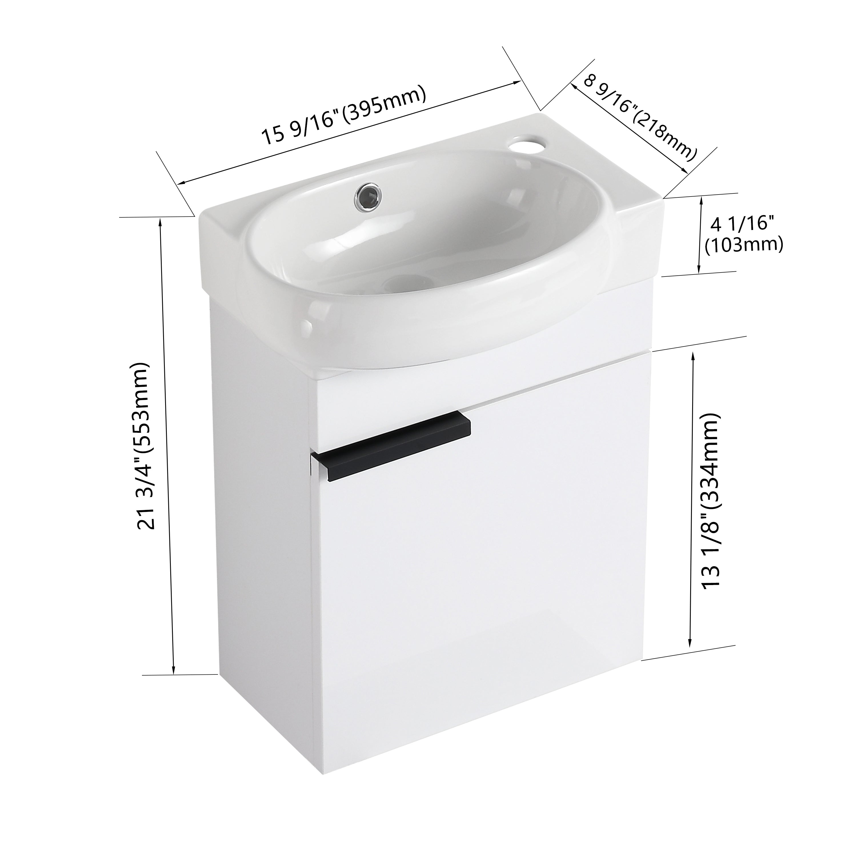 Bend 16" Floating Vanity (RTA)