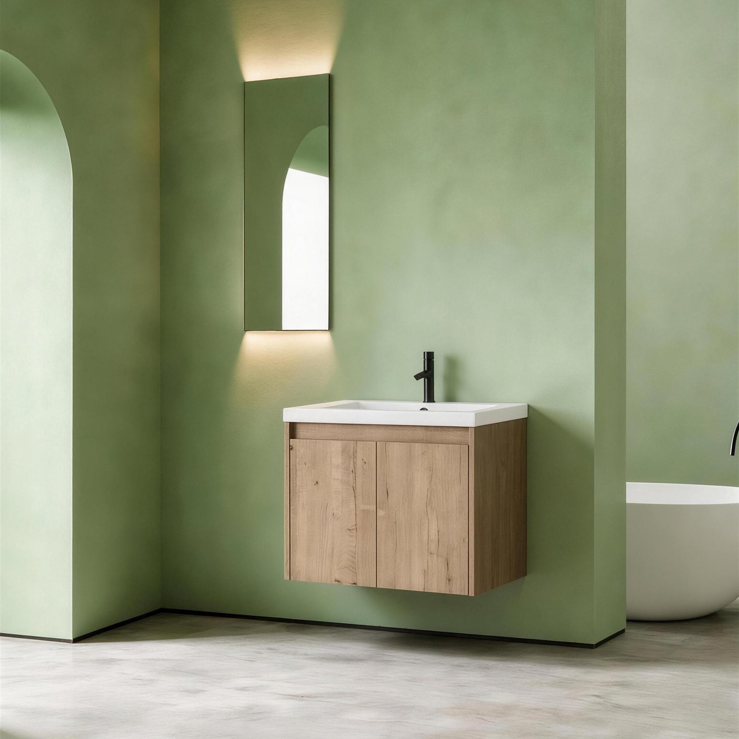 Cube Bathroom Cabinet— Mix & Match Wall-Mounted Vanities, Side Cabinets & Top Cabinets (RTA)