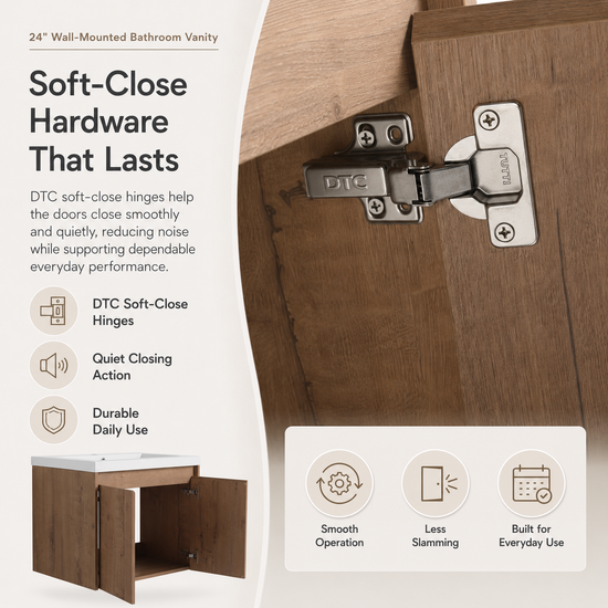 Cube Bathroom Cabinet— Mix & Match Wall-Mounted Vanities, Side Cabinets & Top Cabinets (RTA)
