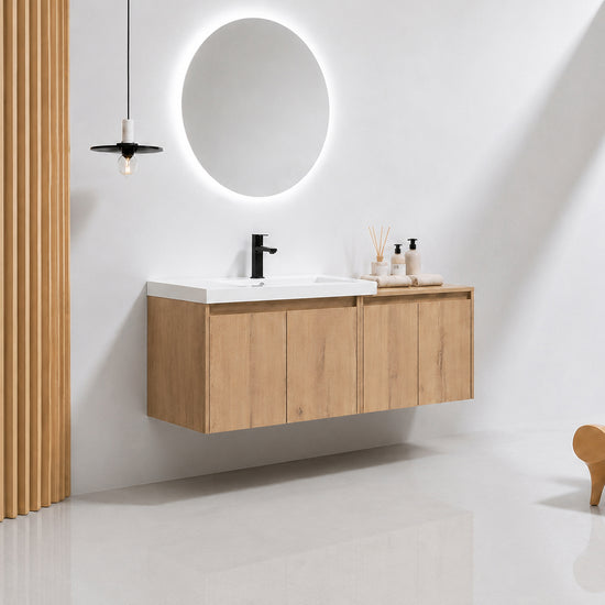 Cube 36"/48" Floating Vanity with Resin Sink (RTA)