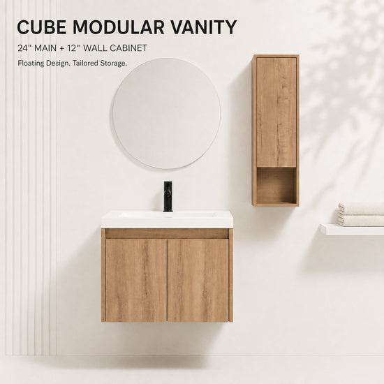 Cube 24" Floating Vanity (RTA)