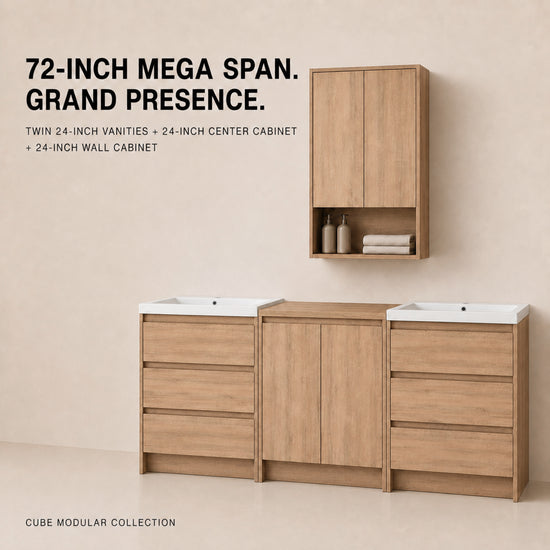 Cube 48"/72" Freestanding Vanity (RTA)