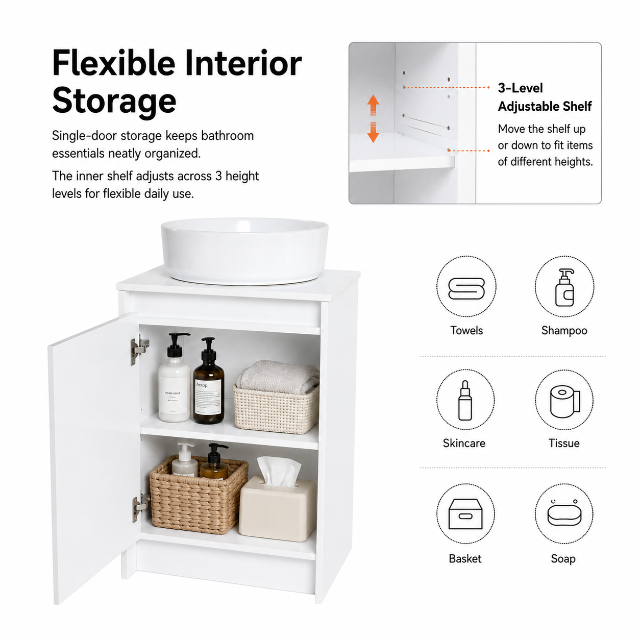 Cube 20"/32" Freestanding Vanity (RTA)