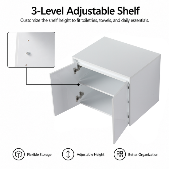 Cube 24" Bathroom Wall Cabinet (RTA)